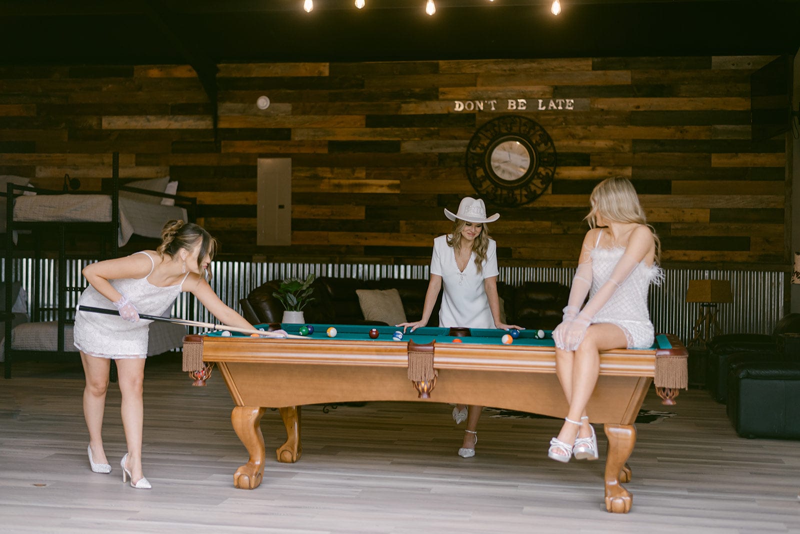 White Rhinestone Bow Mini Dress - Image 4